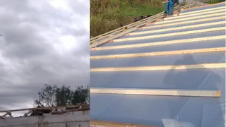 В деревне Палагай Юкаменского района ремонтируют сельский Дом культуры, крышу которого повредил прошедший в июне ураган