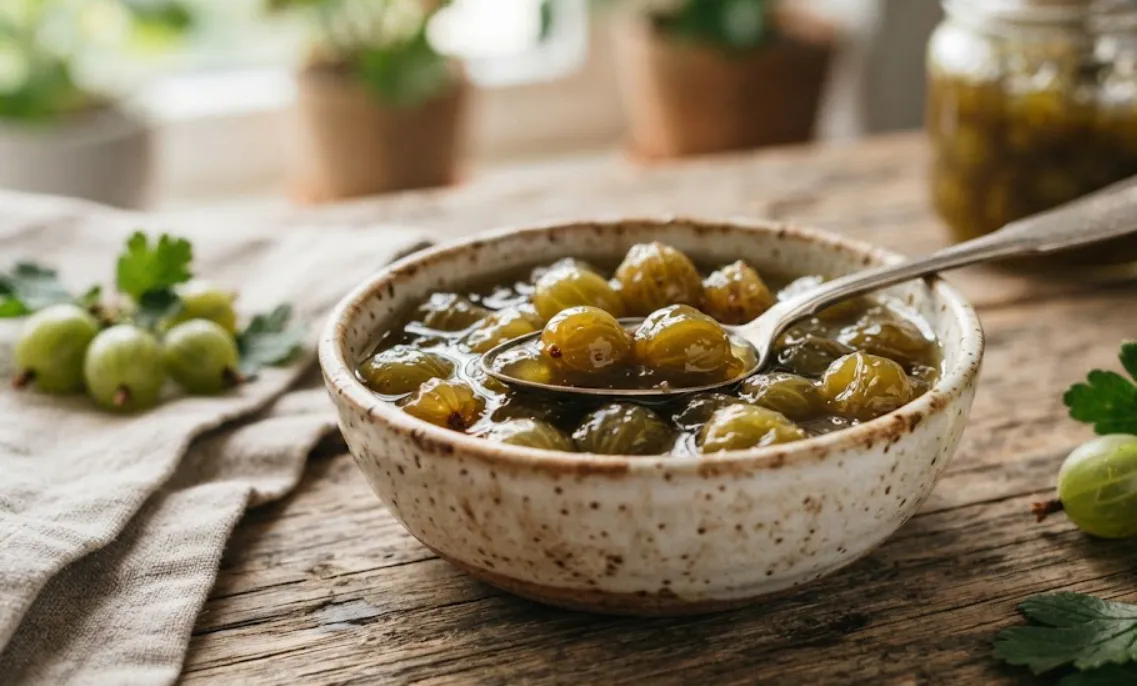 За зиму улетает по 20 банок - вкуснейшее варенье из крыжовника: всего 4 ингредиента и готовится на раз-два, а вкус просто обалденный