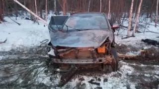 В Удмуртии пьяный водитель иномарки отправил друзей в больницу после жесткого переворота