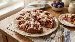 Каждый август делаю этот сливовый пирог — нежный, ароматный и очень вкусный: и просто к чаю, и на праздничный стол