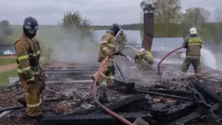Жительница Удмуртии спасла троих детей из горящего дома