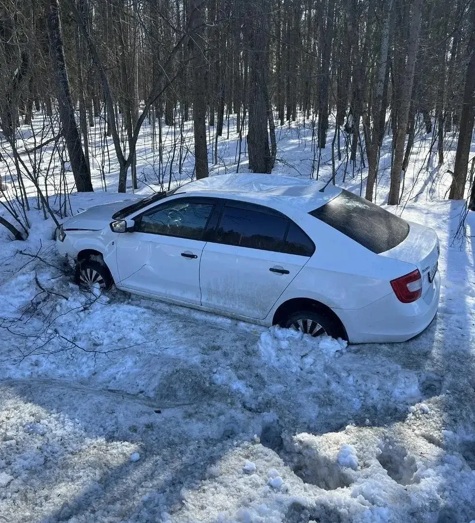 В Завьяловском районе автолюбитель с признаками опьянения съехал в кювет