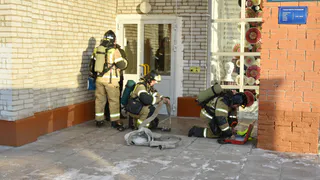 Пожарные учения прошли в Лицее искусств Глазова