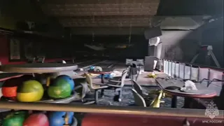 В Глазове случился пожар в развлекательном центре