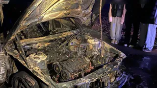 Покатушки в поле закончились пожаром