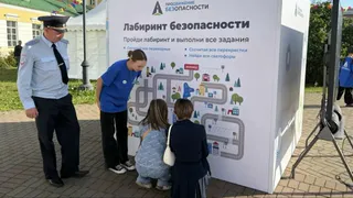 В Удмуртии прошла работа интерактивного стенда «Продвижение безопасности»