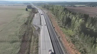 Четырехполосное движение откроют на двух участках федеральной трассы в Удмуртии