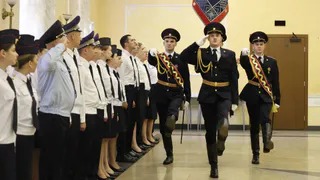 В Удмуртии молодые полицейские приняли Присягу в День Государственного флага