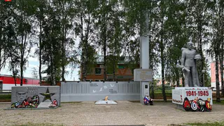 В селе Юкаменское благоустроили мемориальный сквер