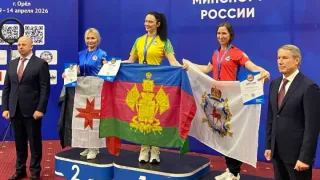 Ольга Юферева из Удмуртии выиграла серебро чемпионата России по армрестлингу