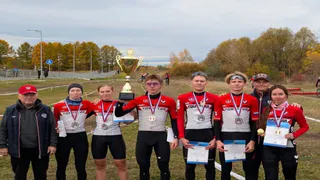 Сборная Удмуртии завоевала серебро на дебютном Чемпионате России по велокроссу