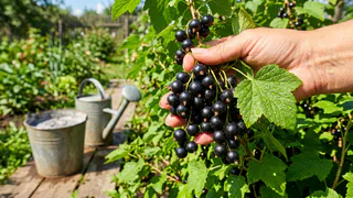 100 гр под куст – смородина размером с орех, изумрудные листья, ни вредителей, ни мучнистой росы