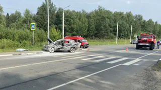 Смертельное ДТП в Удмуртии: водитель «Москвича» погибла при столкновении с грузовиком на выезде со второстепенной дороги