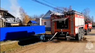 В Балезинском районе сгорел сарай