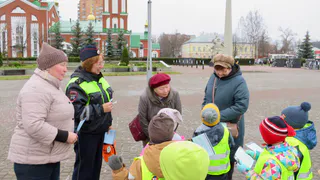 Сотрудники Госавтоинспекции Глазова совместно с отрядами юных инспекторов движения провели профилактическую Акцию, посвящённую Всемирному дню памяти жертв ДТП
