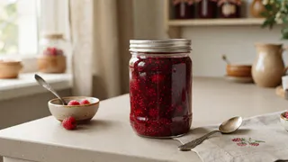 Беру 3 ингредиента и готовлю варенье-пятиминутку: малиновое лакомство, которое не требует много сил и времени, а зимой улетает первым