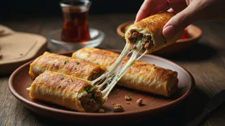 Вкуснее котлет, проще беляшей: трубочки-ленивки из лаваша с фаршем в кляре