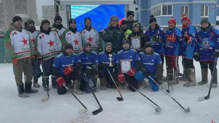 Правоохранители Удмуртии выясняли, кто лучше в хоккее на валенках