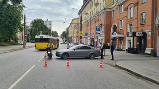 29-летняя пассажирка мотоцикла получила травмы в Ижевске