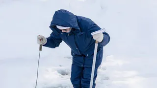 Толщина льда на реках Удмуртии ниже нормы